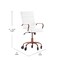 Flash Furniture White LeatherSoft Roller Wheel Executive Chair GO-2286M-WH-RSGLD-RLB-GG - alternate 6